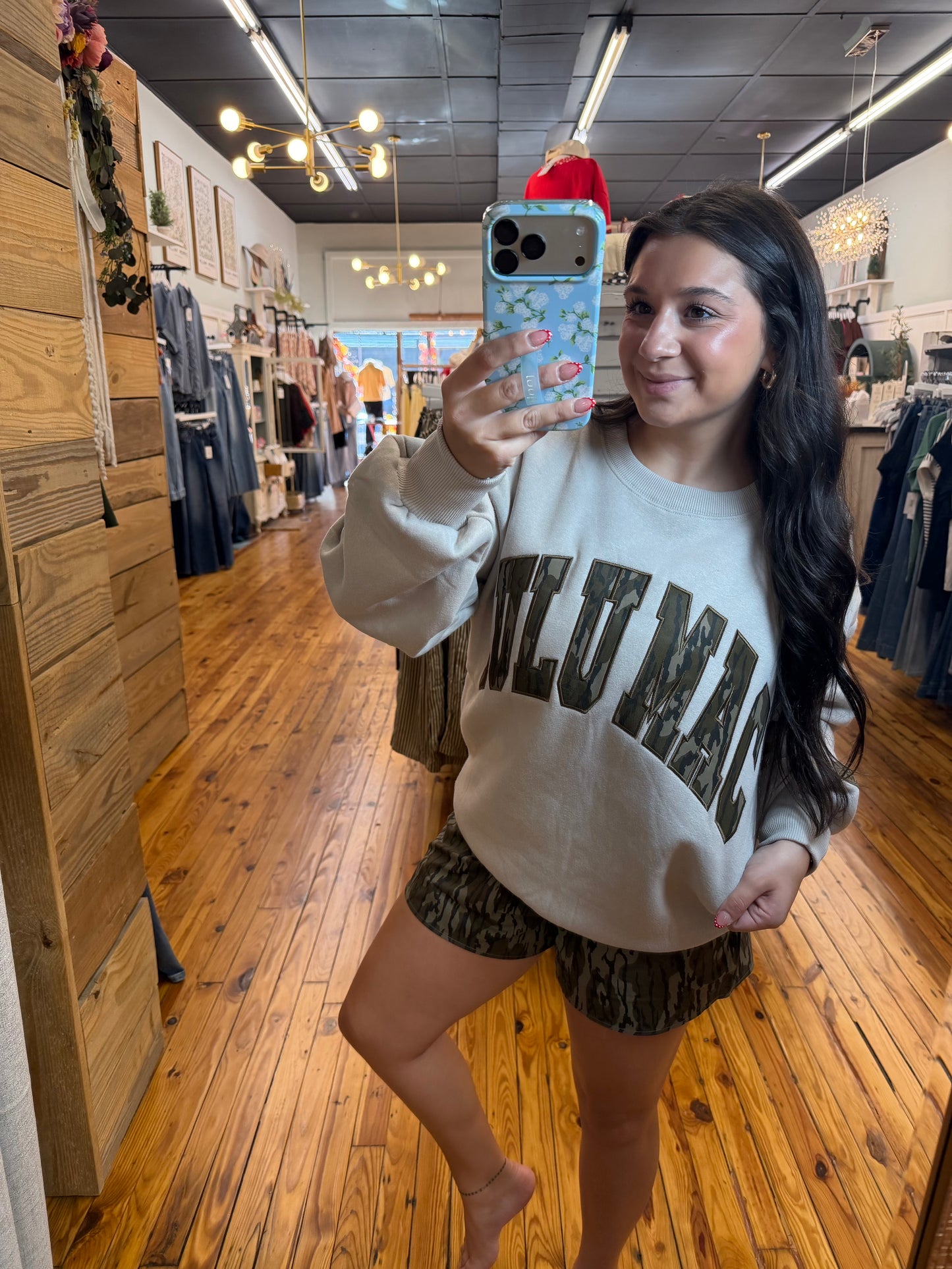 Greige Bottomland Lulu Sweatshirt