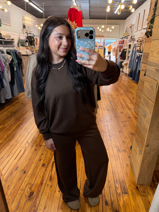 Scuba Crewneck & Pants Set(2 Colors)