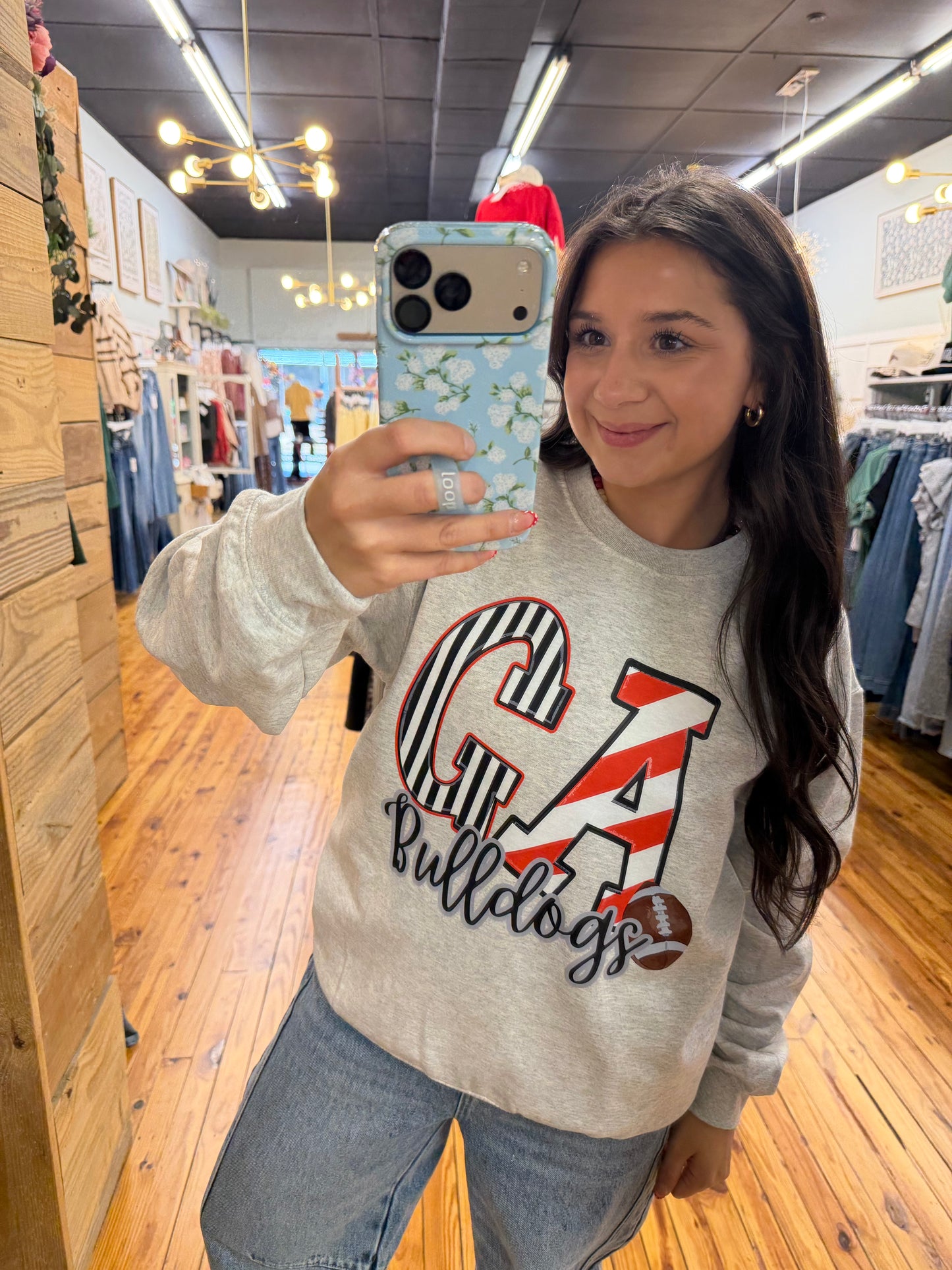 GA Bulldog Crewneck