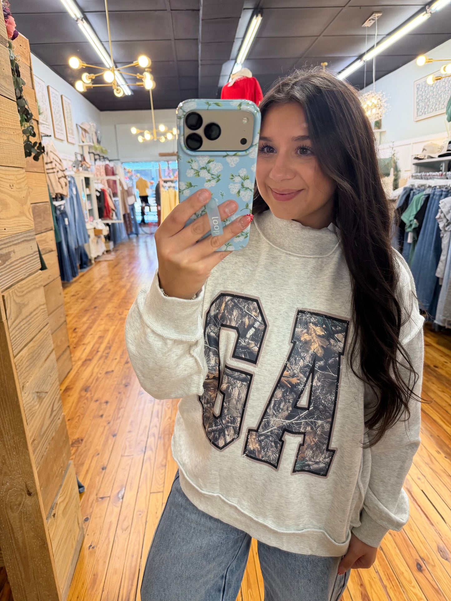 Camo GA Mock Neck