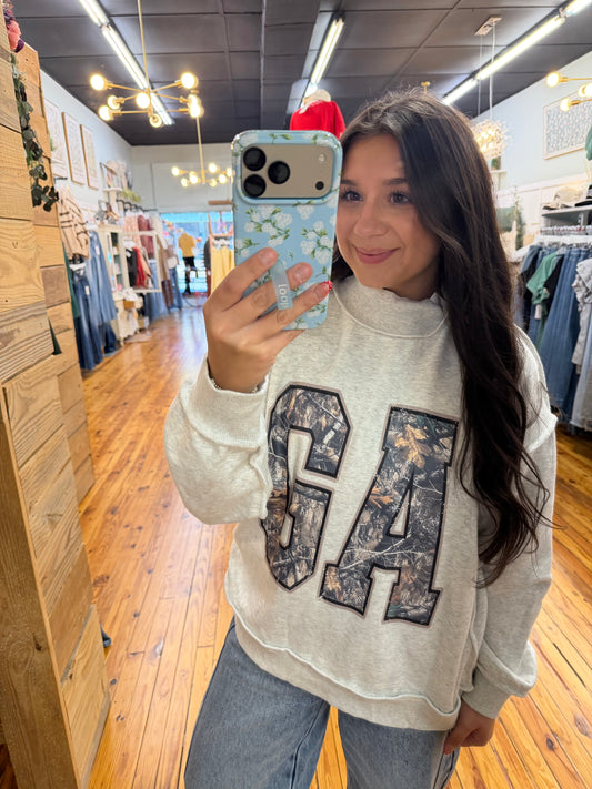 Camo GA Mock Neck