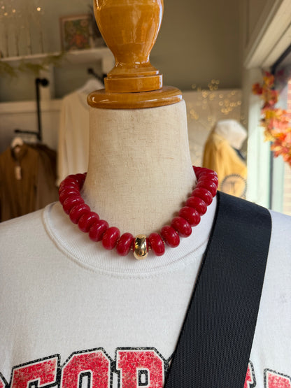 Marjorie Fall Beaded Necklace(2 Colors)