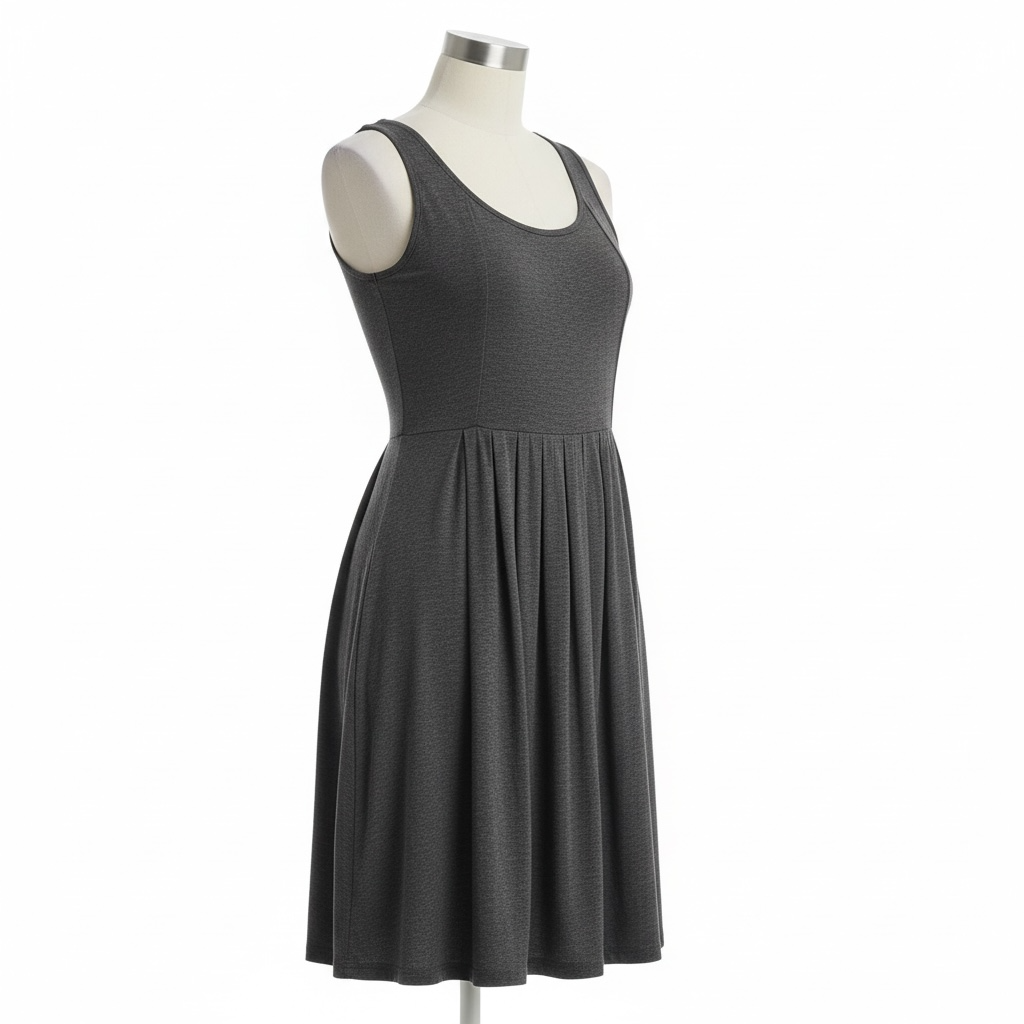 SALE! Spring DOORBUSTER! Women’s Pleated Sleeveless Dress with Pockets (S-XL)(3 Colors)