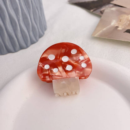 🍄MUSHROOM HAIR CLAW CLIP (2 Colors)