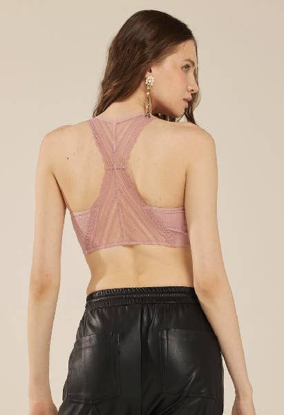 The Leena Seamless Lace Padded Bralette (Multiple Colors)