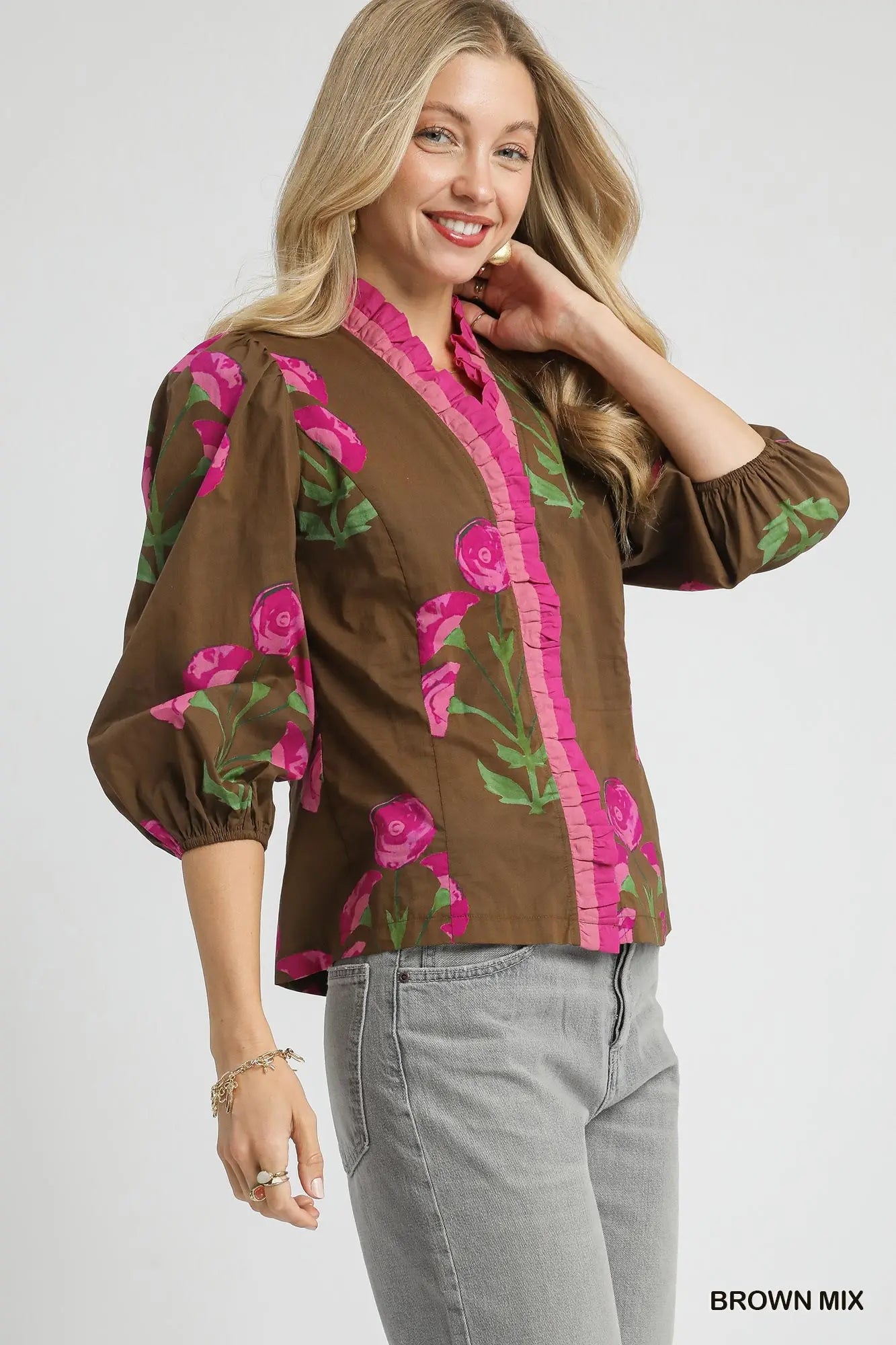 SALE! The Avery Blouse (S-2X)(3 Color Options)