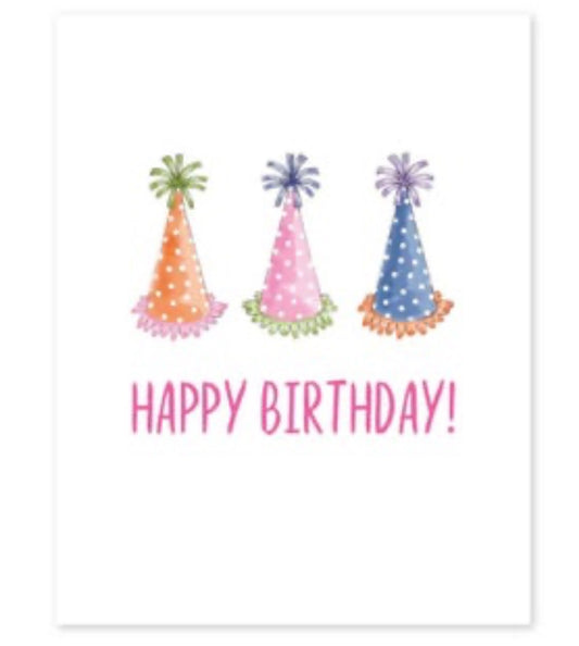 BIRTHDAY HATS GREETING CARD
