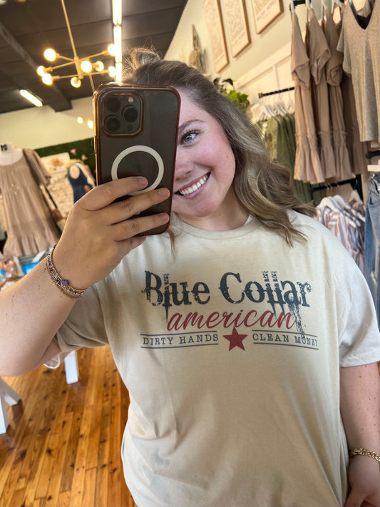 SALE! Blue Collar 🇺🇸American T-shirt (S-3X)