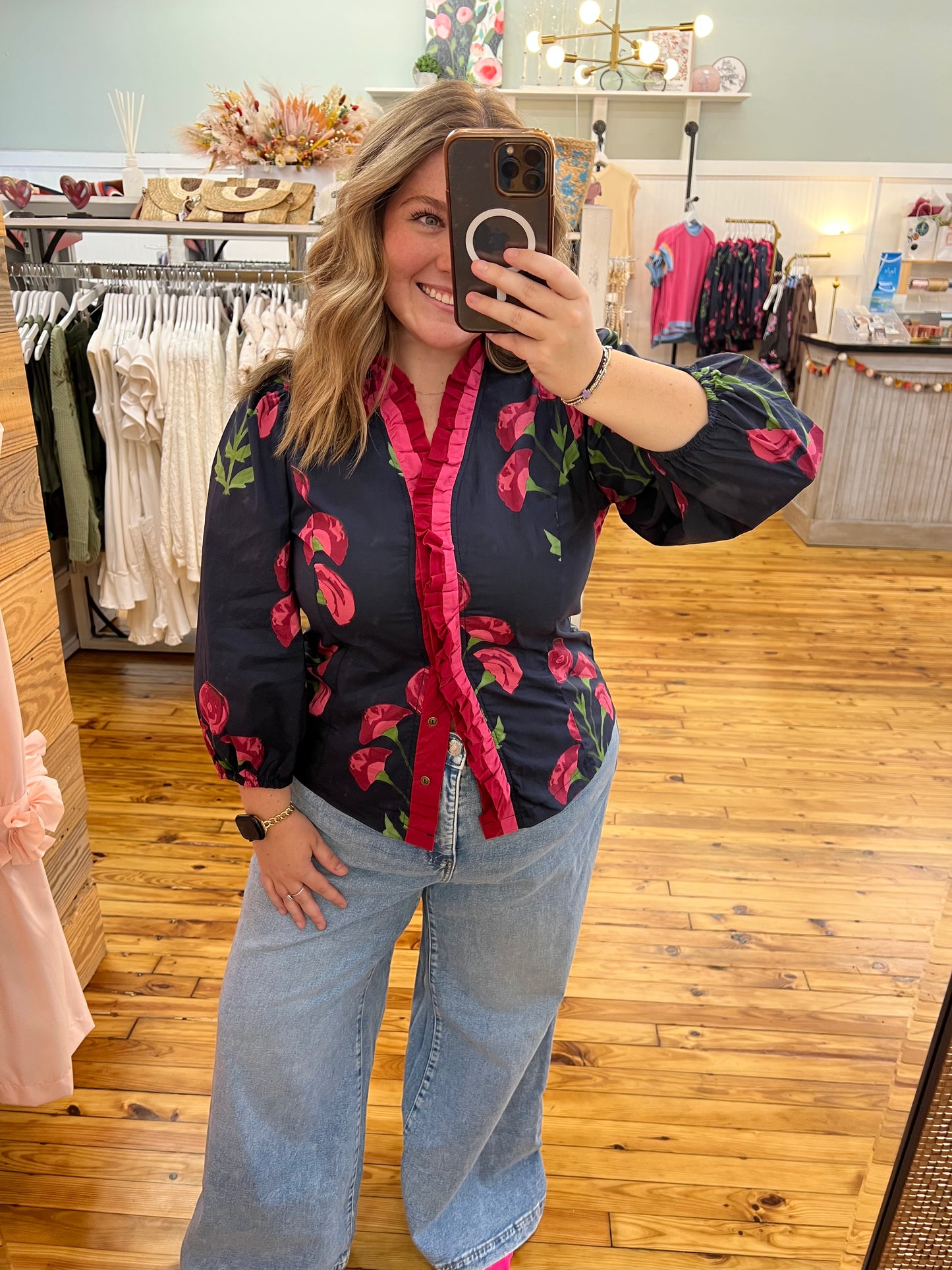 SALE! The Avery Blouse (S-2X)(3 Color Options)