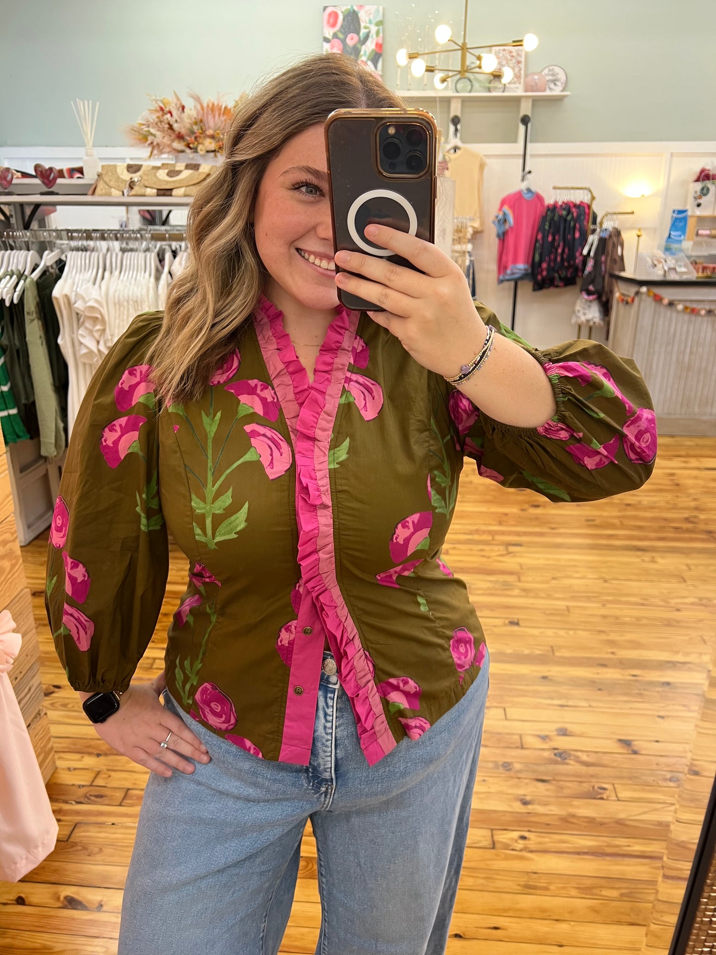 SALE! The Avery Blouse (S-2X)(3 Color Options)