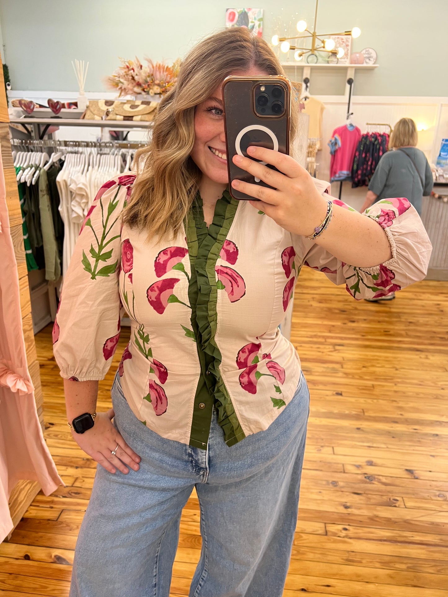 SALE! The Avery Blouse (S-2X)(3 Color Options)