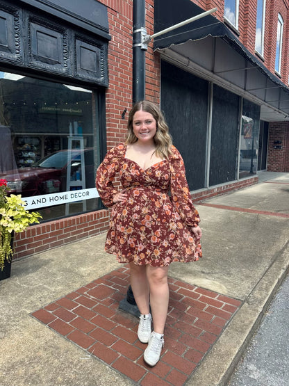 SALE! Fall Feels Sweetheart Dress (S-L)