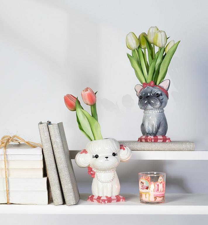 Dogs on Chairs Votive