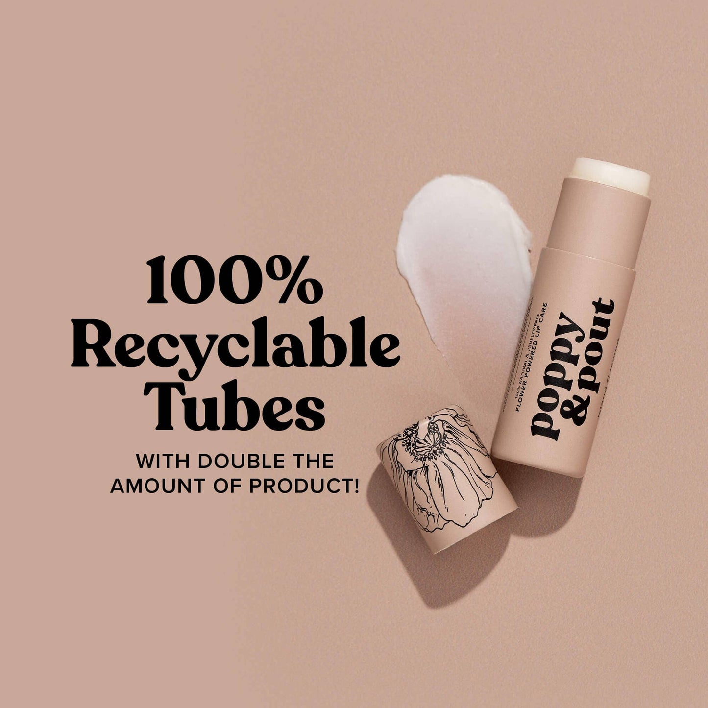 🥥Poppy & Pout - Lip Balm, Island Coconut