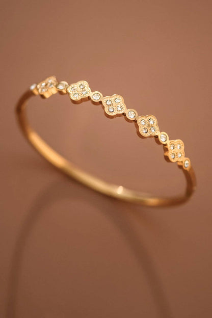 18K Gold Plated Waterproof Stainless Steel Bangle