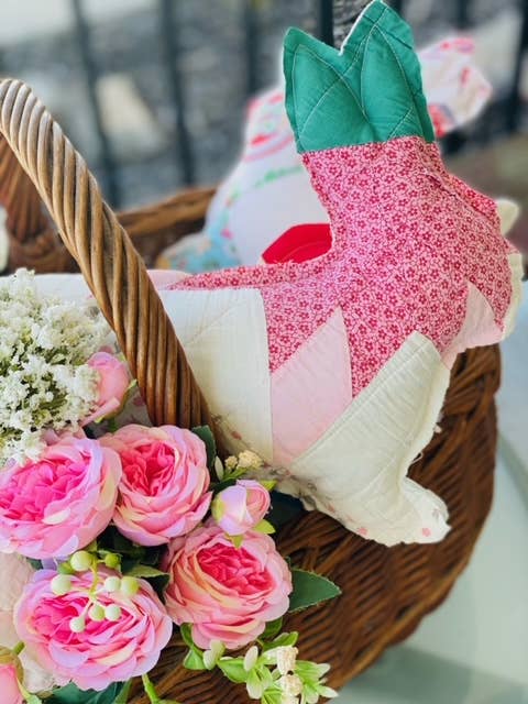 SALE!!! Vintage Fabric Easter Bunny🐇🐰made from upcycled quilts