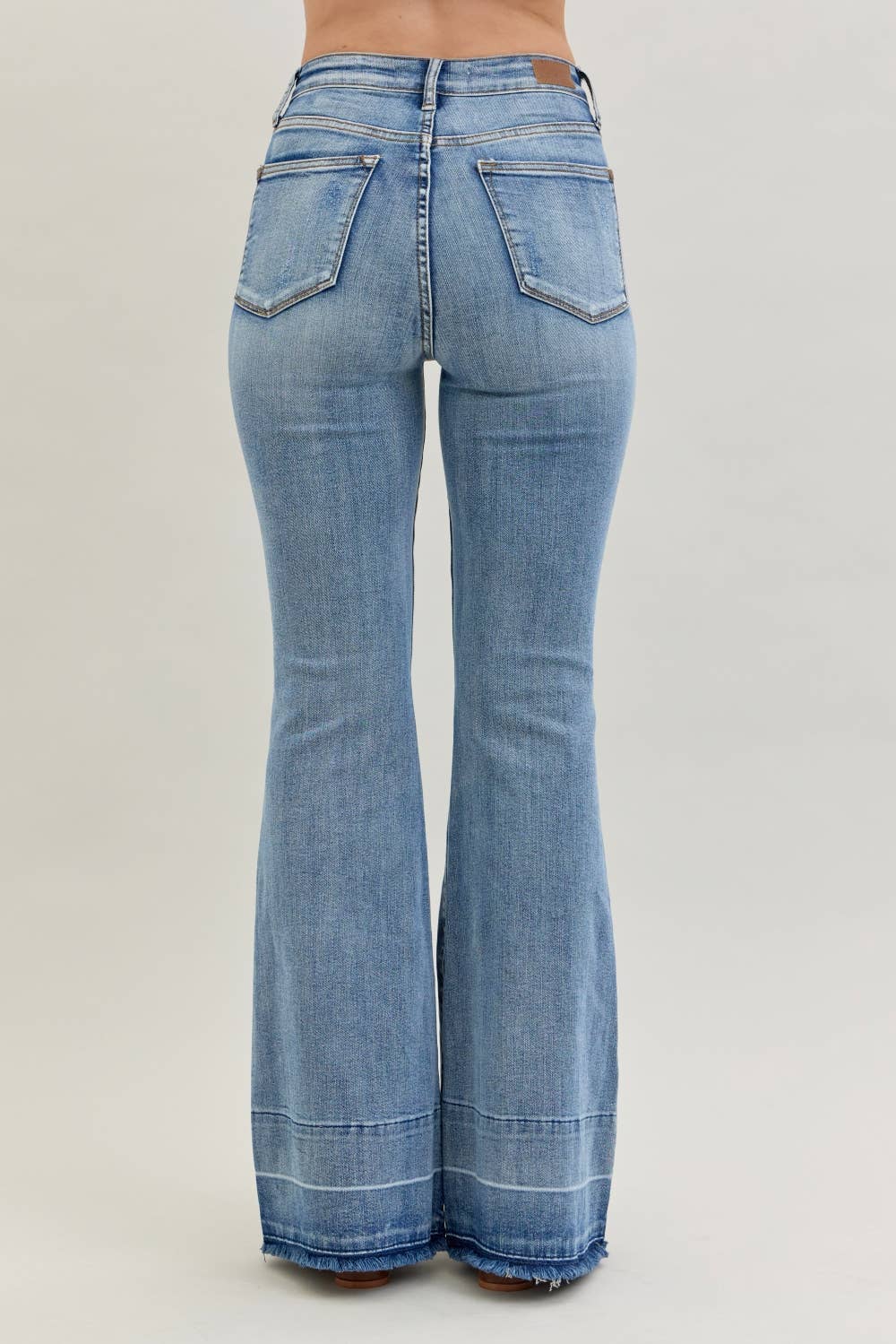 👖Judy Blue Jeans - HW "Tummy Control " w/ Release Hem Flare (Reg & Plus)