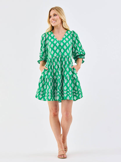 Raya Dress🪴 | Early Riser Green (S-L)
