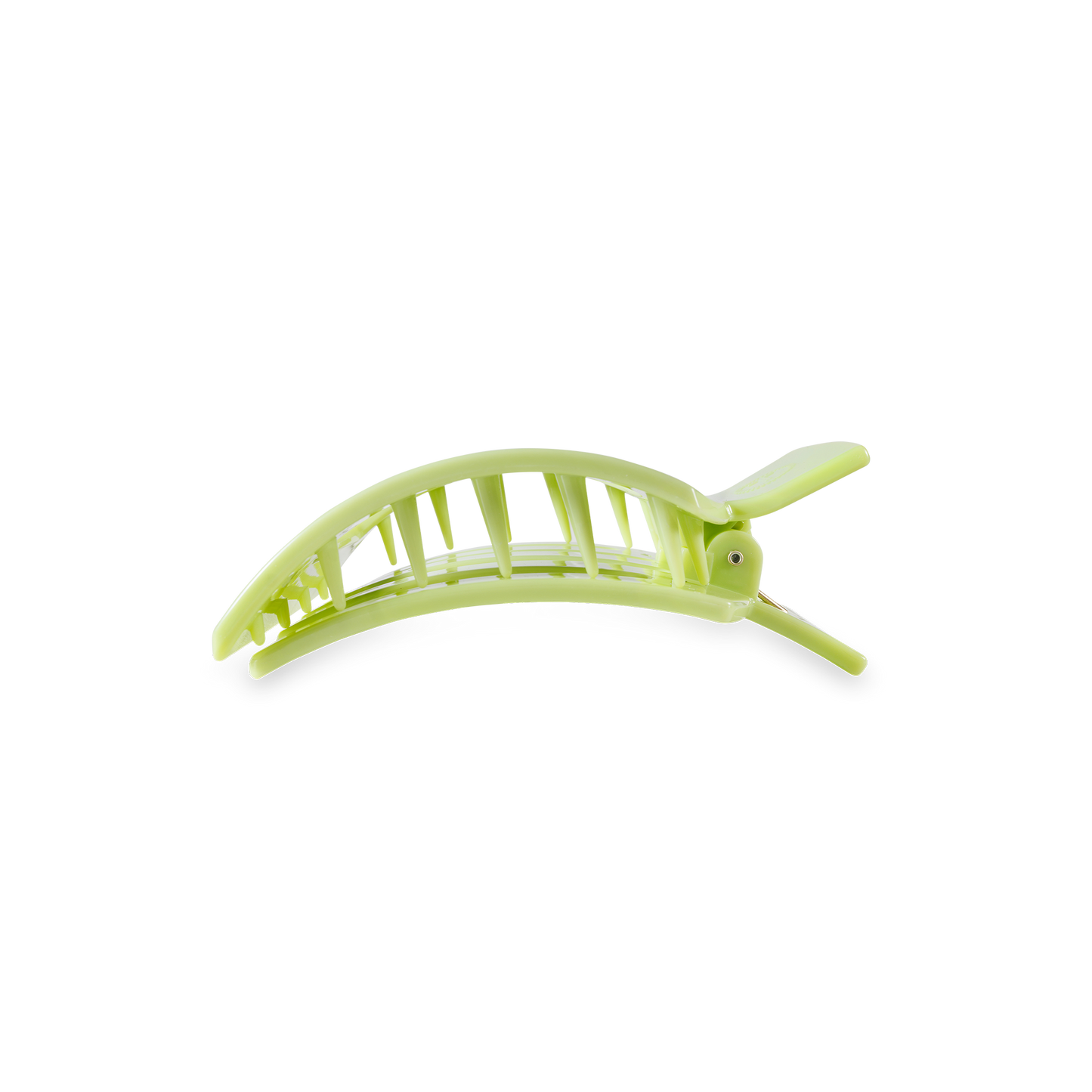 TELETIES - Square Flat Hair Clip | Small | Aloe, There!
