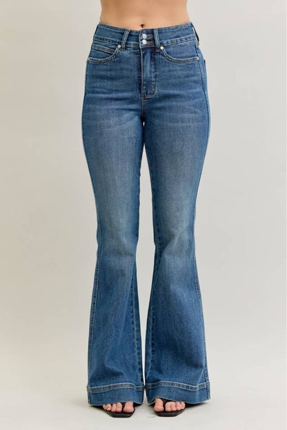 HW Flare Tummy Control Double Button WB