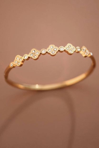 18K Gold Plated Waterproof Stainless Steel Bangle