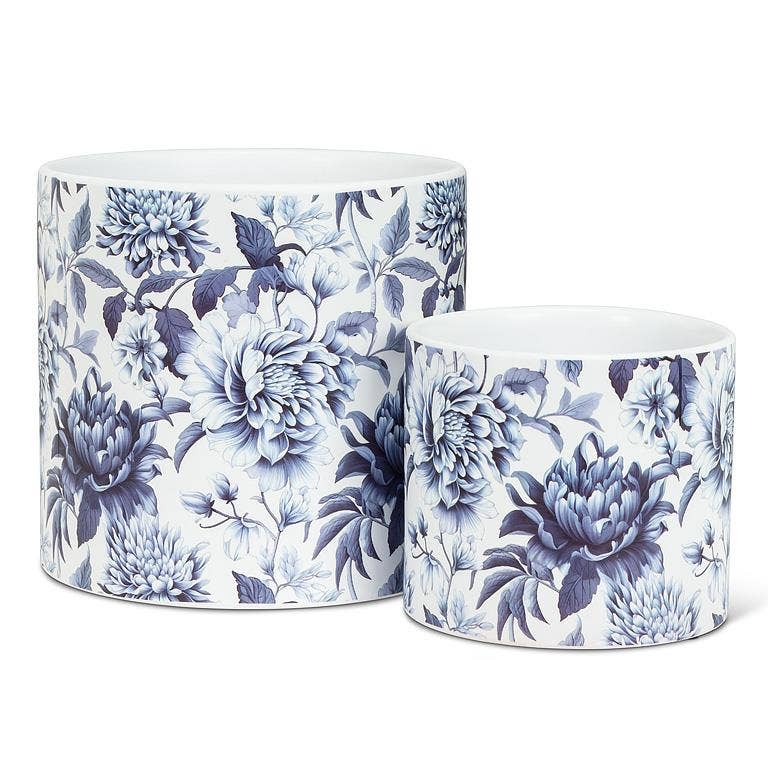 Small Chintz Print Planter