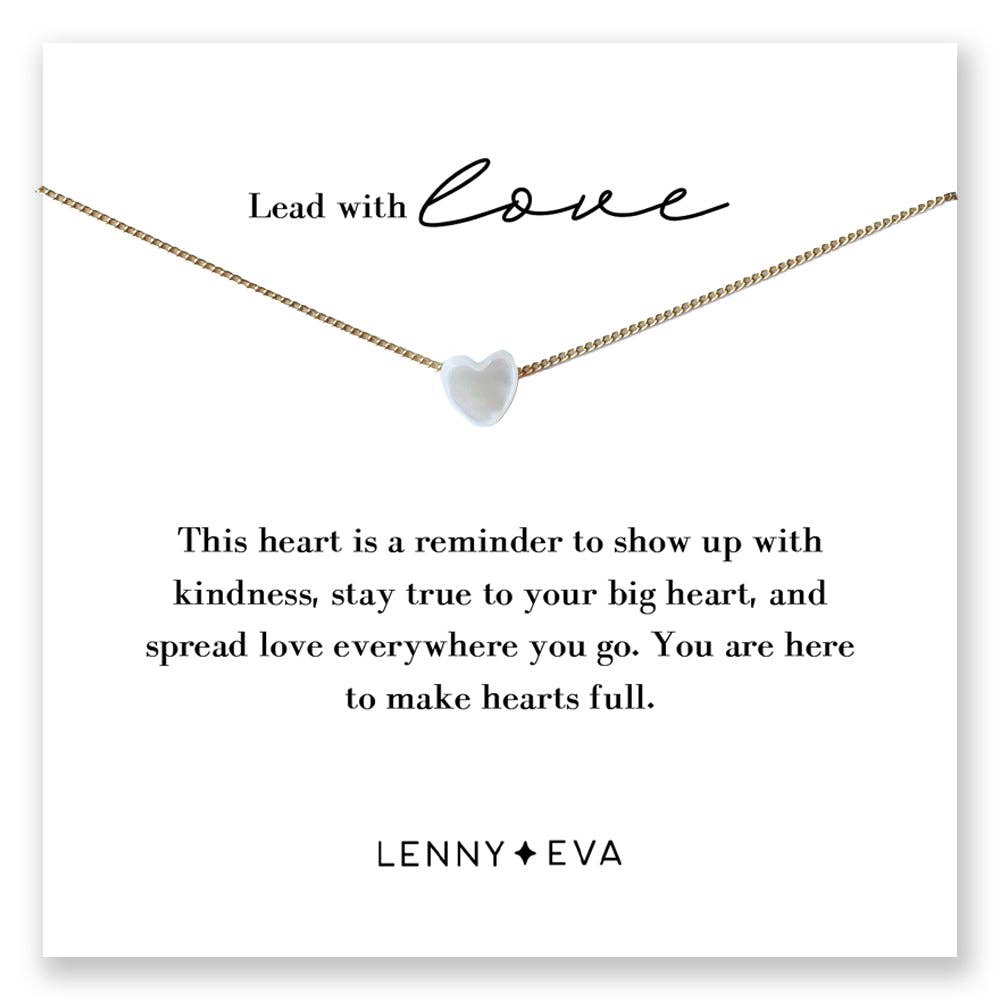 Intentions Symbol Necklace-Heart, Inspirational Jewelry Gift