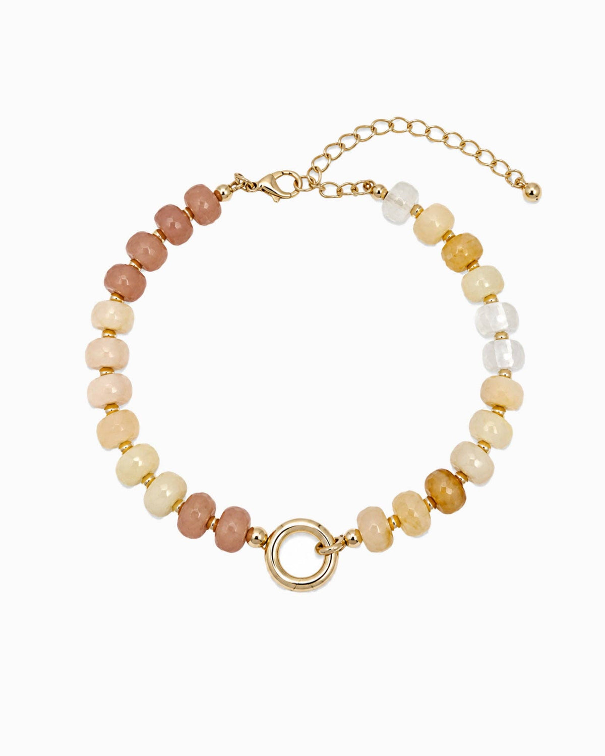Autumn Marble Bead Clasp Bracelet