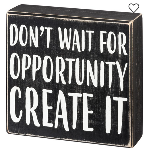 SALE! Don't Wait Box Sign